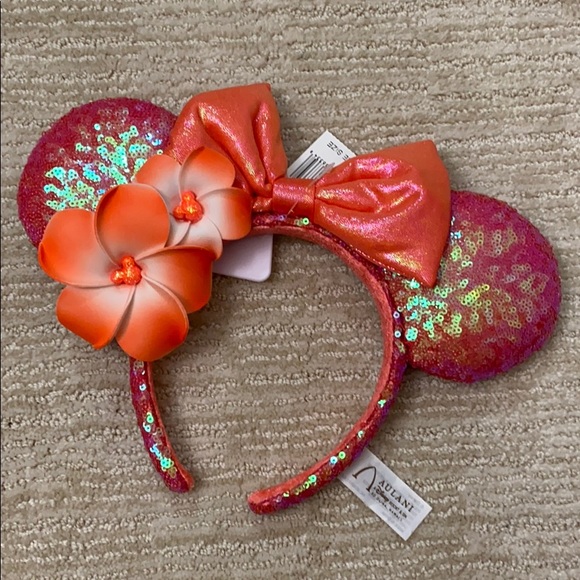Disney Accessories - Disney Aulani Coral Sequin Ears